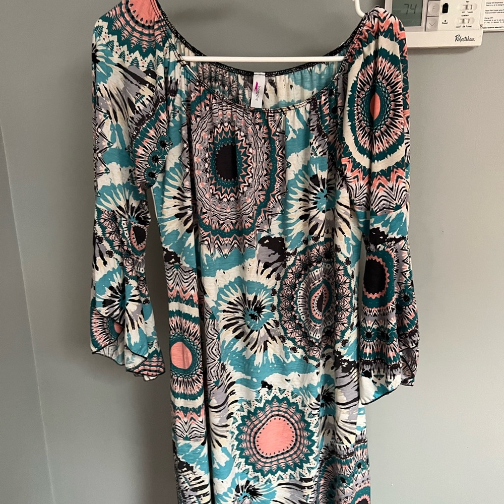 Jenny Boston short paisley dress